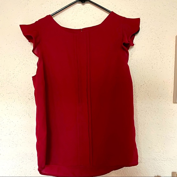 Dressy Maroon Blouse - Picture 1 of 3